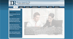 Desktop Screenshot of dennoresearch.com